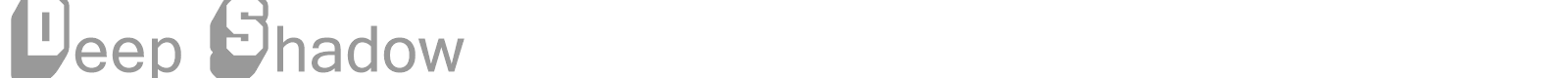 Deep Shadow font preview